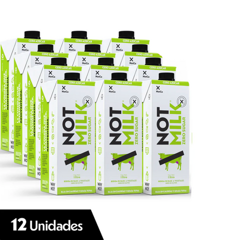 Bebida Vegetal Notmilk Zero 12x 1L