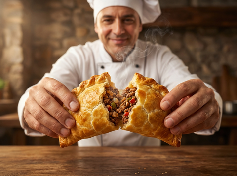 Empanada de Pino Vegana con NotBurger | Receta Chilena Sin Carne