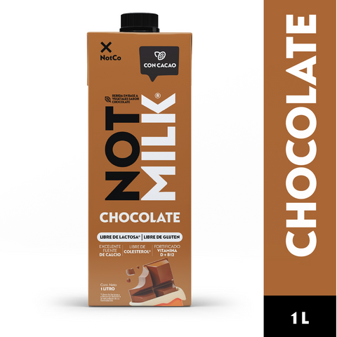 Bebida Vegetal Notmilk Chocolate 12x 1L
