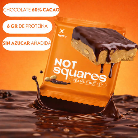 NotSquare Peanut Butter barra de proteína 5un 30gr notco