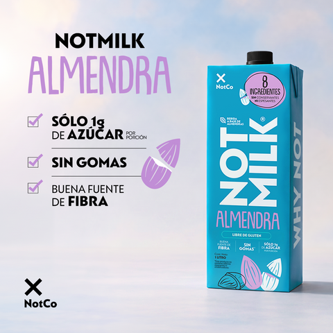 Bebida Vegetal NotMilk Almendra 1 L