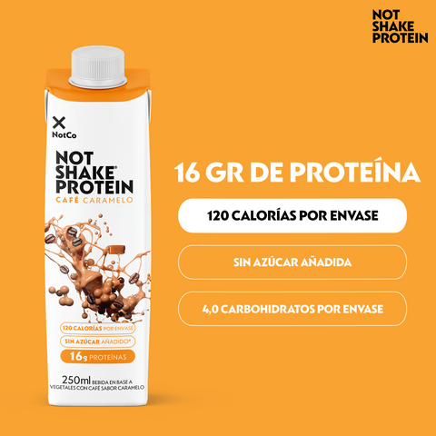 Bebida Vegetal NotShake Café Caramelo 250 ml 16 g de Proteína