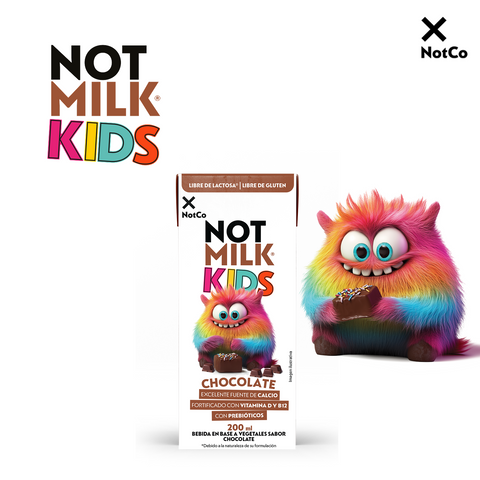 Bebida Vegetal NotMilk Chocolate Kids 200ml 27 unidades