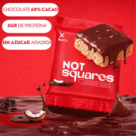 Barra de Proteína NotSquare Choco Coco 5un 30g notco