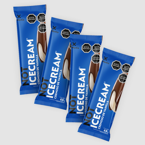 NotIcecream Vainilla 4unds Paleta Vegetal