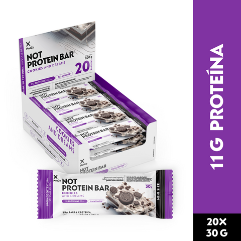 Barra de Proteína NotProtein Bar Cookies and Creams 20un 30g