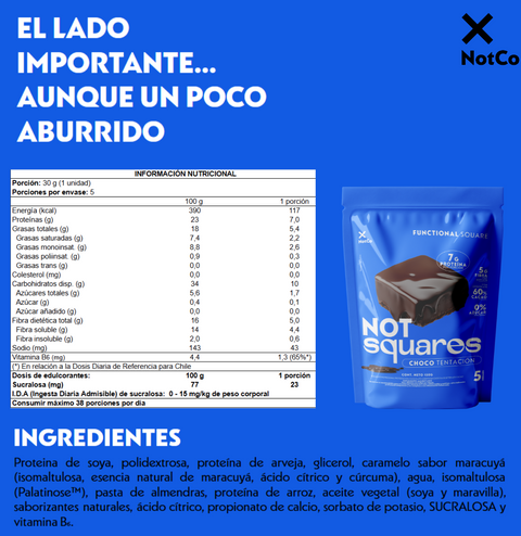 NotSquare choco tentación 5un