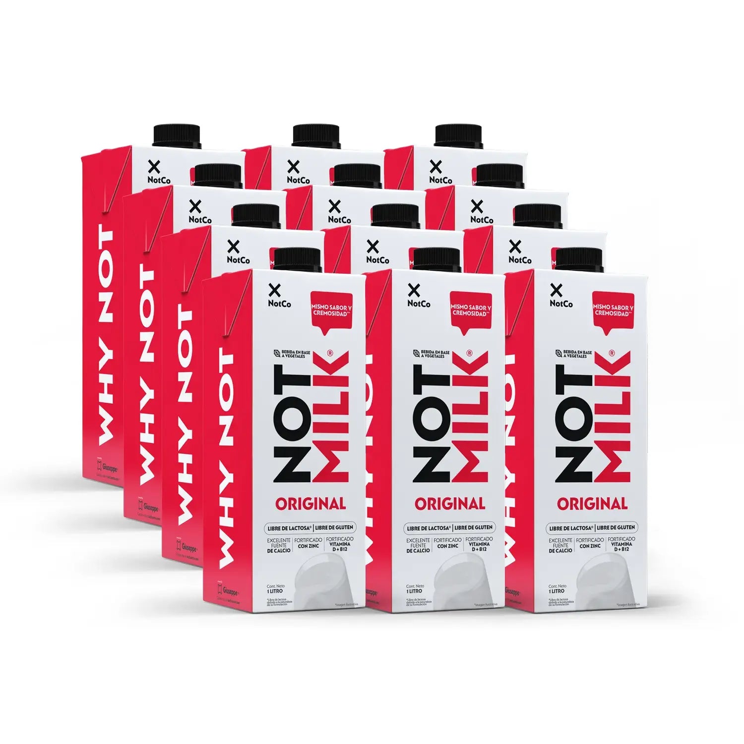 Bebida Vegetal Notmilk Original 12x 1L – Tienda NotCo