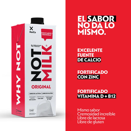 Bebida Vegetal Original 1 L | NotMilk Original – NotCo – Tienda NotCo