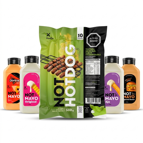 20 Nothotdog 500g + 2 NotMayos a elección