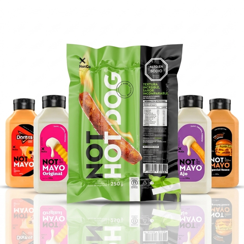 5 NotHotdog 250g + 1 NotMayo a elección