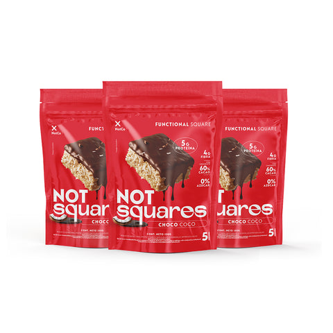 Pack 3 NotSquares Coco Chocolate