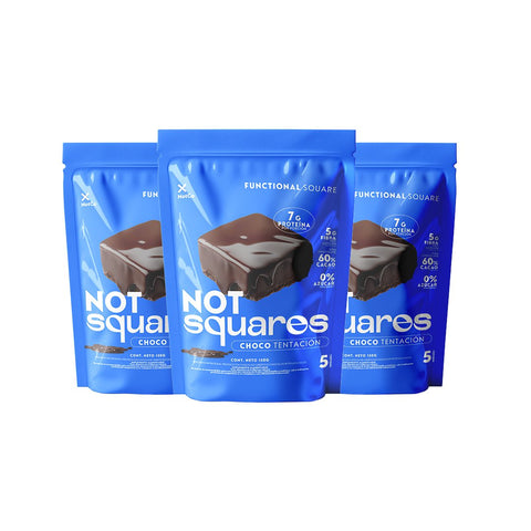 Pack 3 NotSquares Choco Tentación